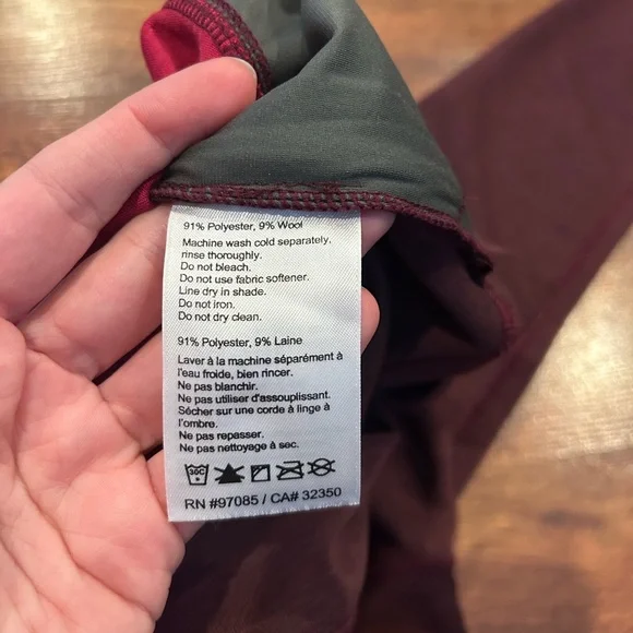 Outdoor Research Cedarosa Crewneck Wool Blend Pullover Burgundy Pink Women’s XS - Picture 8 of 8